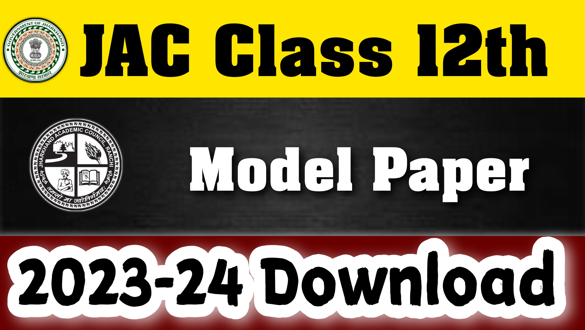 jac class 8 model question paper 2023 24